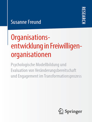 cover image of Organisationsentwicklung in Freiwilligenorganisationen